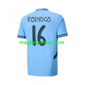 Completo Calcio Manchester City UCL Font RODRIGO 16 Divisa Prima 2024-2025